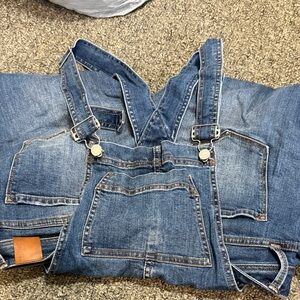 Level 99 Blue Denim Women Jeans Overalls